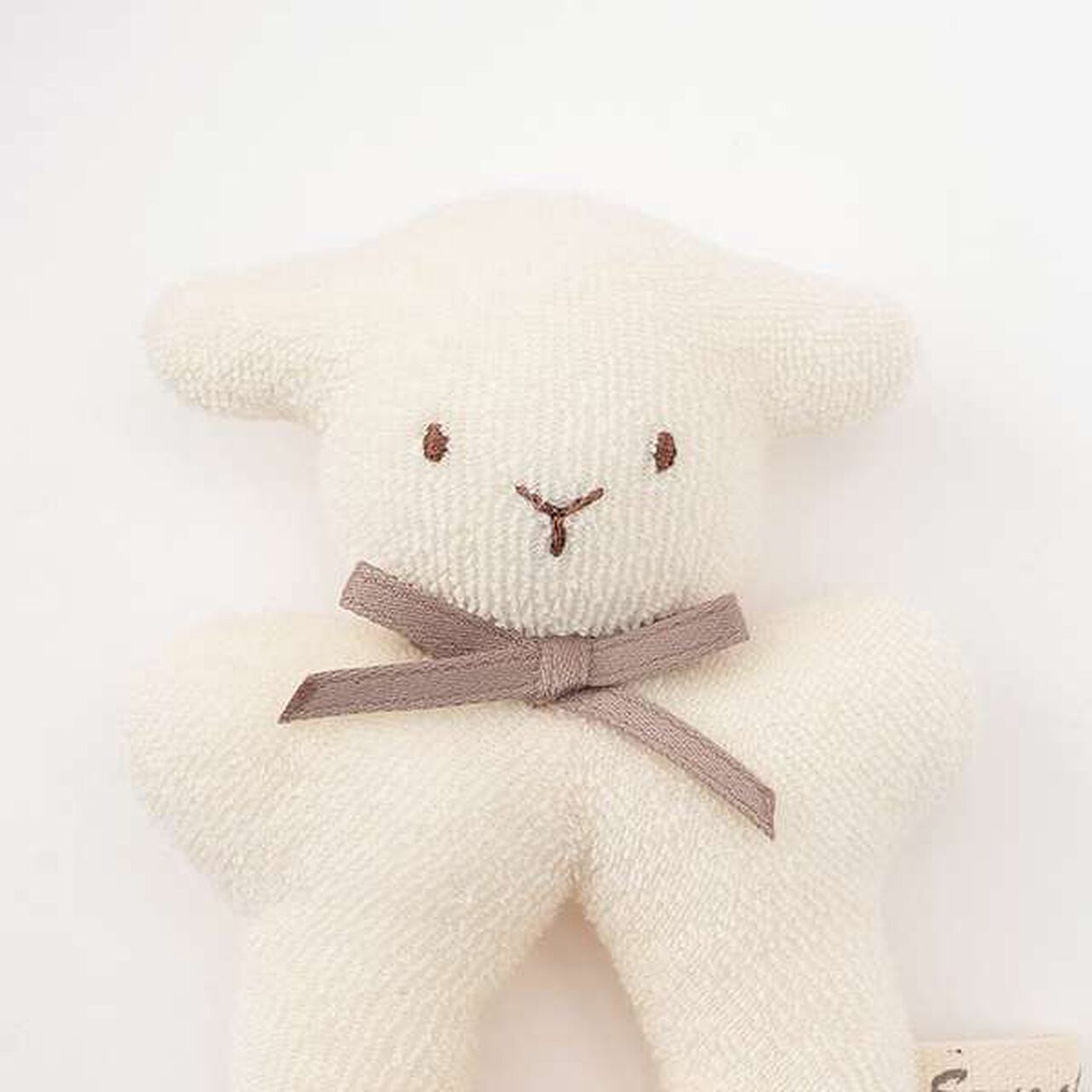 ☆BASIC Sheep Ring Rattle [Made in Japan],Pearl white, large image number 2