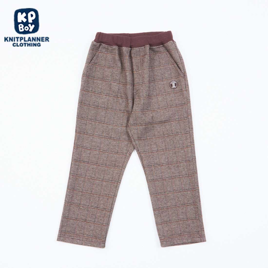 KP Boy Glen Check Jacquard Pants [90-140] | Narumiya