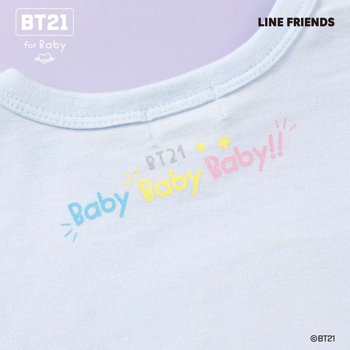[BT21] Appliqu&eacute; Short Sleeve T-Shirt,Blue, medium image number 27