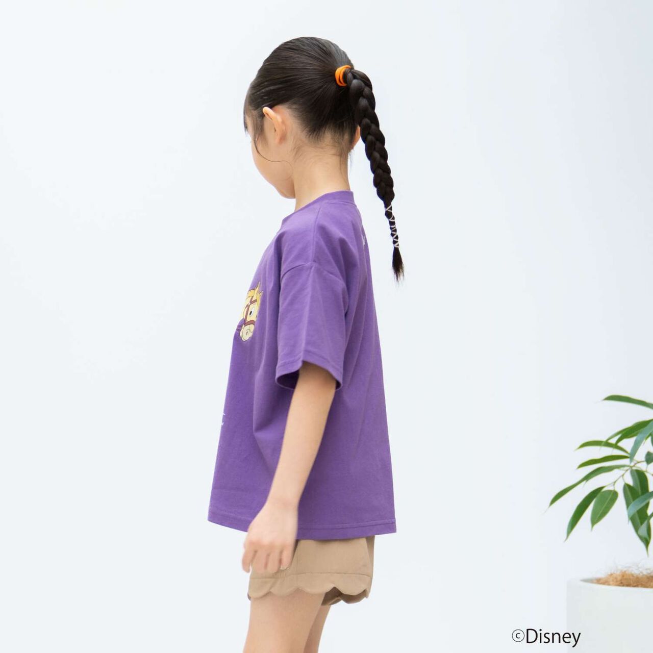 [Parent-Child Matching] [Disney] Sports Short-Sleeve T-Shirt,White, large image number 5
