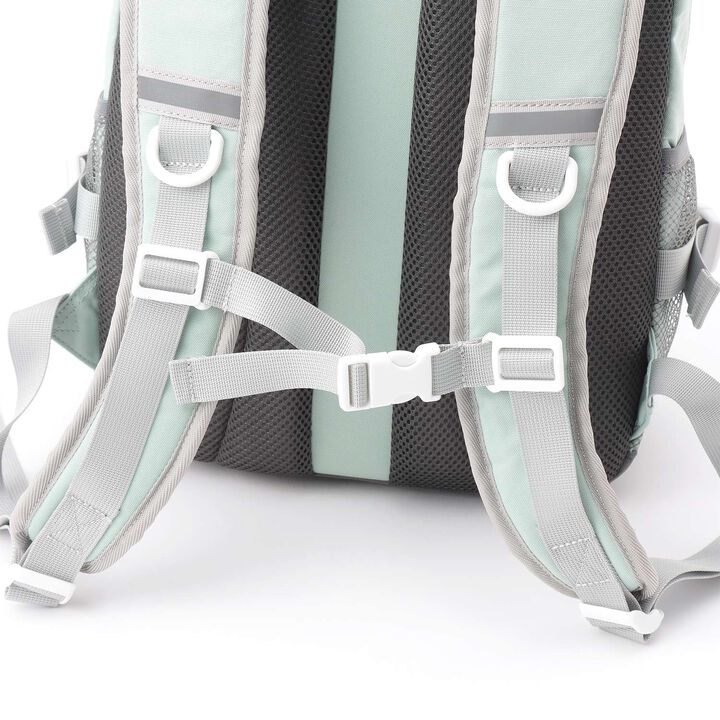 23L Water-Repellent Round Pouch School Backpack,Light blue, medium image number 6