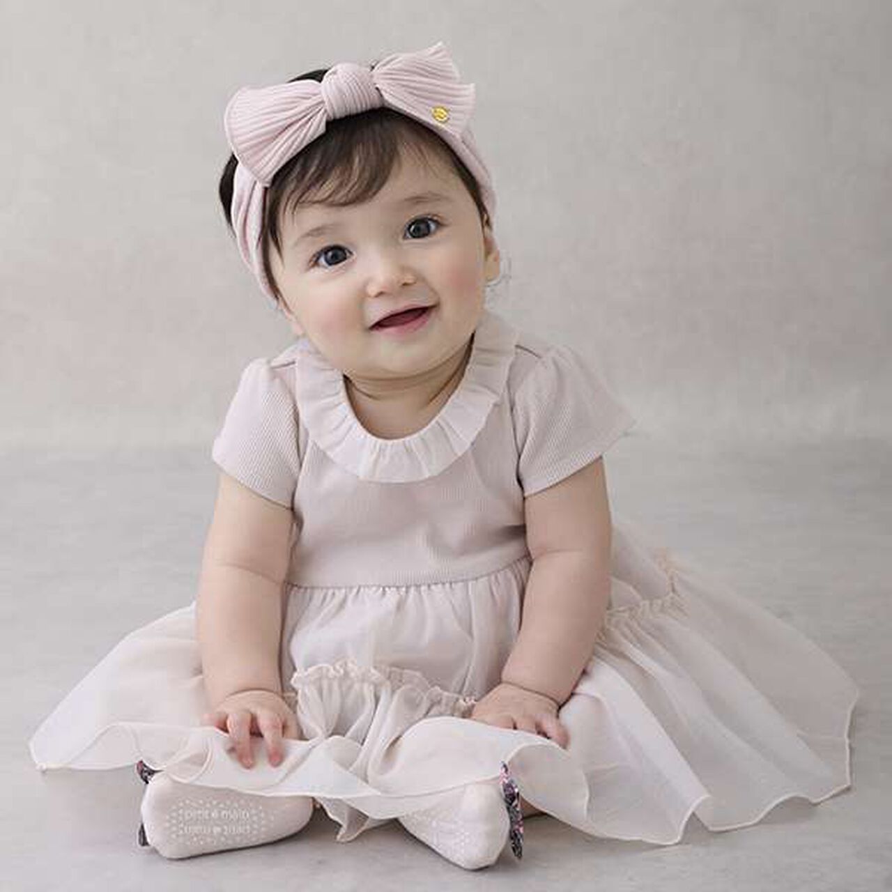 [Link] Organza OP Romper,Ivory, large image number 8