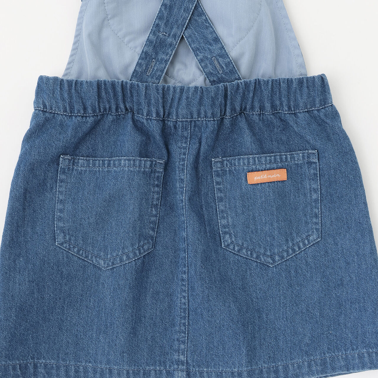 Heart Overall Skirt,Turquoise, large image number 11