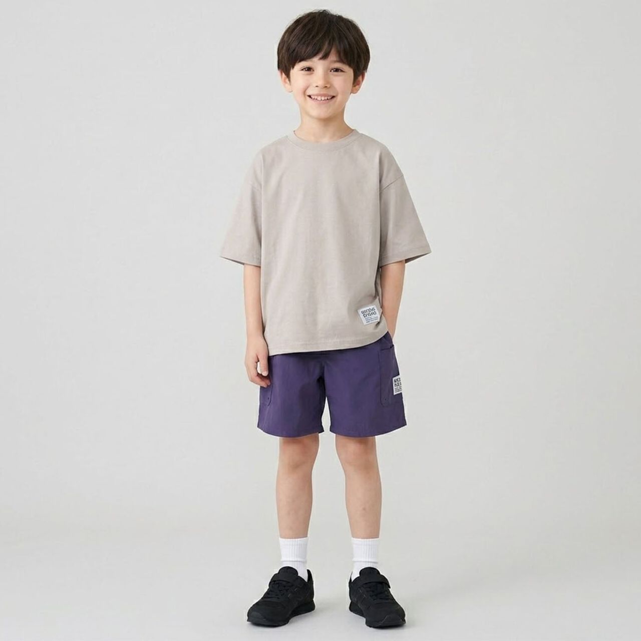 [100% Cotton] Everyday Favorite! Short Sleeve T-Shirts (2-Piece Set) [Kids, Boys & Girls],Milky white, large image number 24