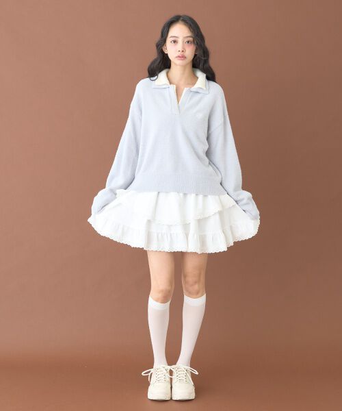 Tiered Frill Mini Skirt [Korean Fashion] | Narumiya Official