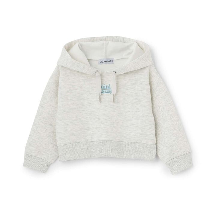 Anti-Stain Puffed Sweatshirt Hoodie / Cardboard,Sax blue, medium image number 19