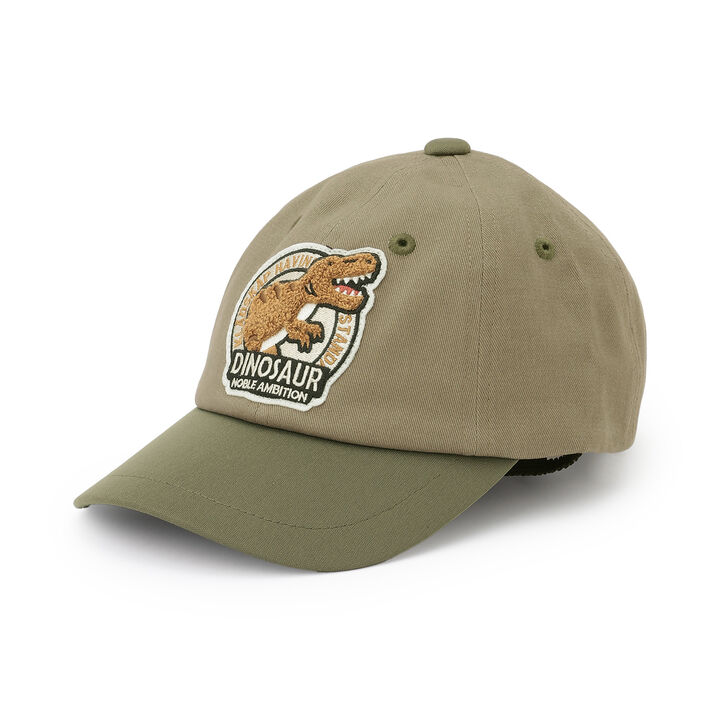 Dinosaur Sagara Embroidery Cap,Khaki, medium image number 7