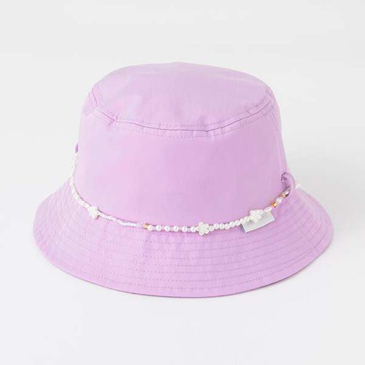 Motif Bucket Hat,Lavender, medium image number 4