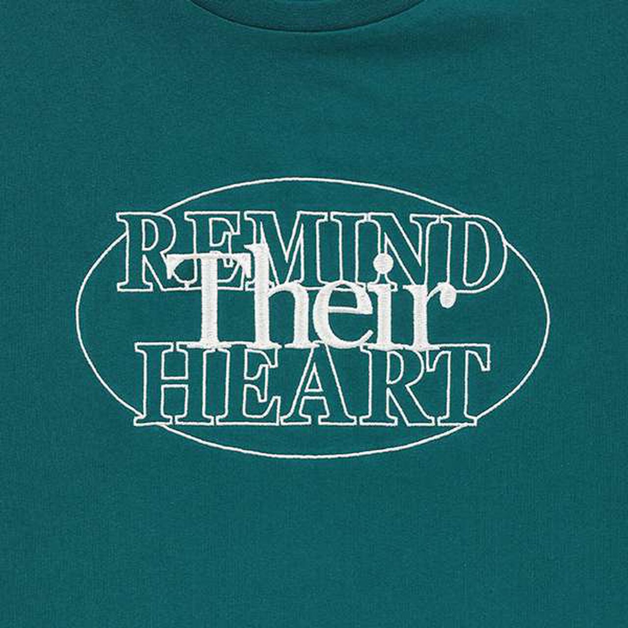 Circle Logo Embroidery T-Shirt,Green, large image number 3