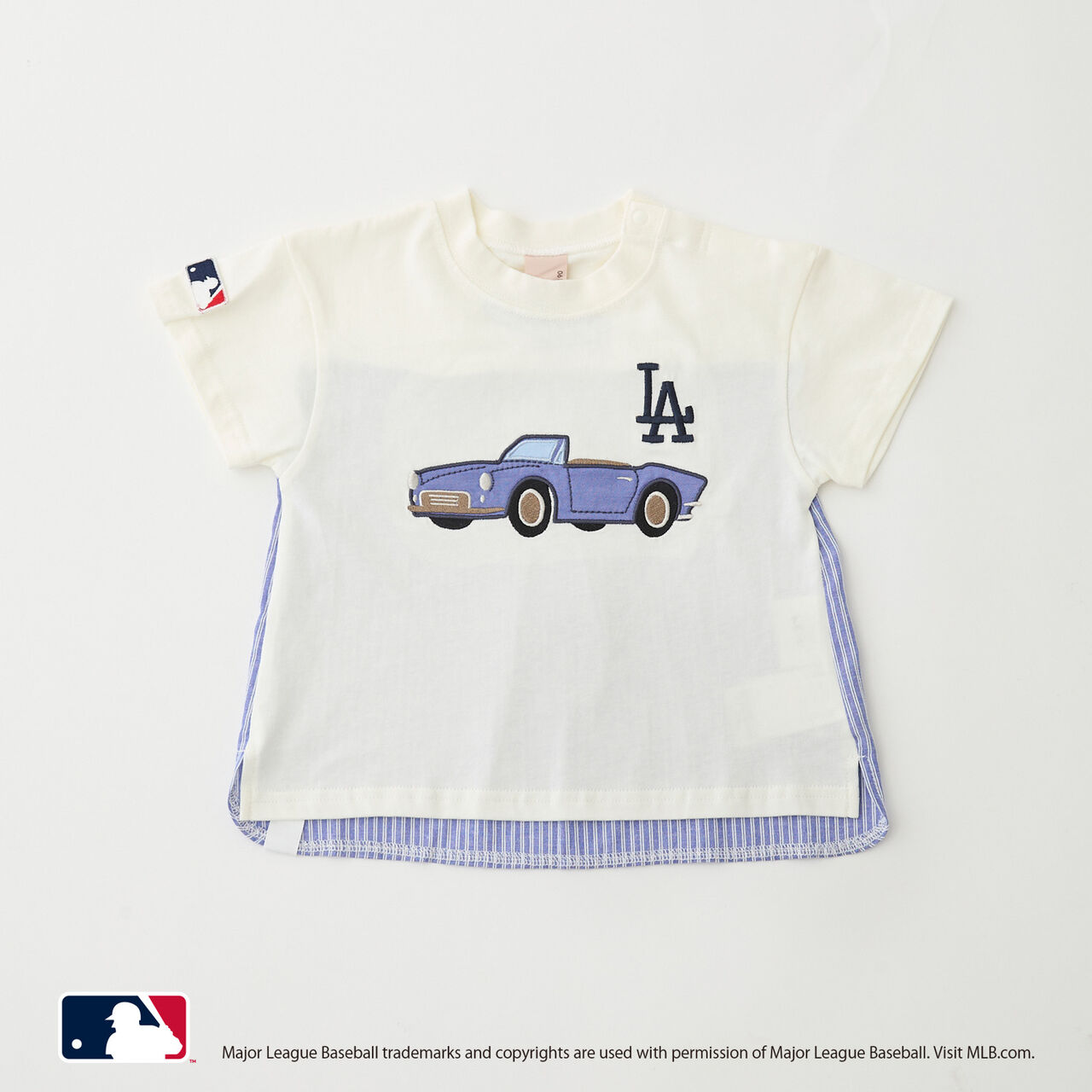 [MLB] Car Appliqu&eacute; T-Shirt,Light beige, large image number 11