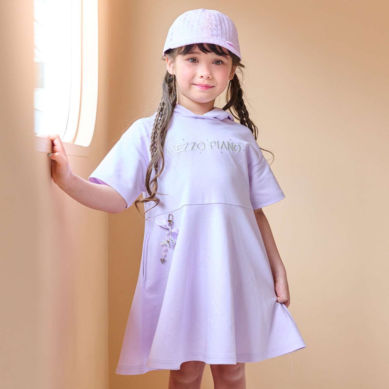 Sheer Cap with Charm Attachment,White, large image number 13