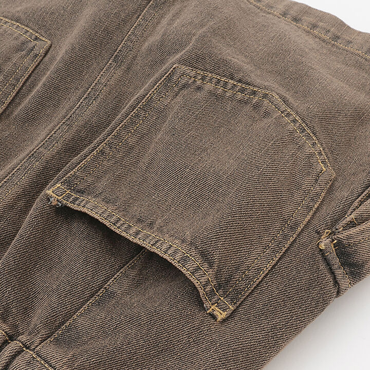 [LTXC] Cargo Denim Mini Skirt,Gray, medium image number 7