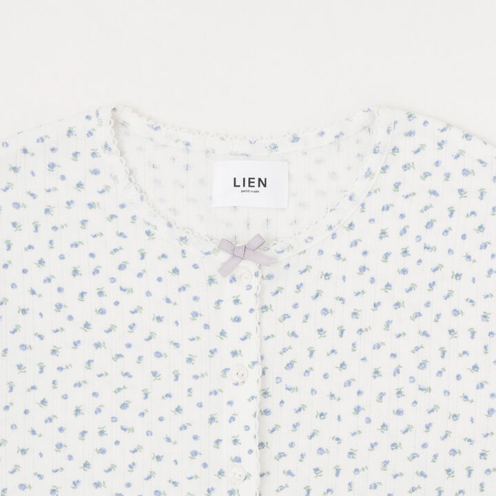 [Parent-Child Matching] UV Knit Cut Cardigan,Top gray, medium image number 2