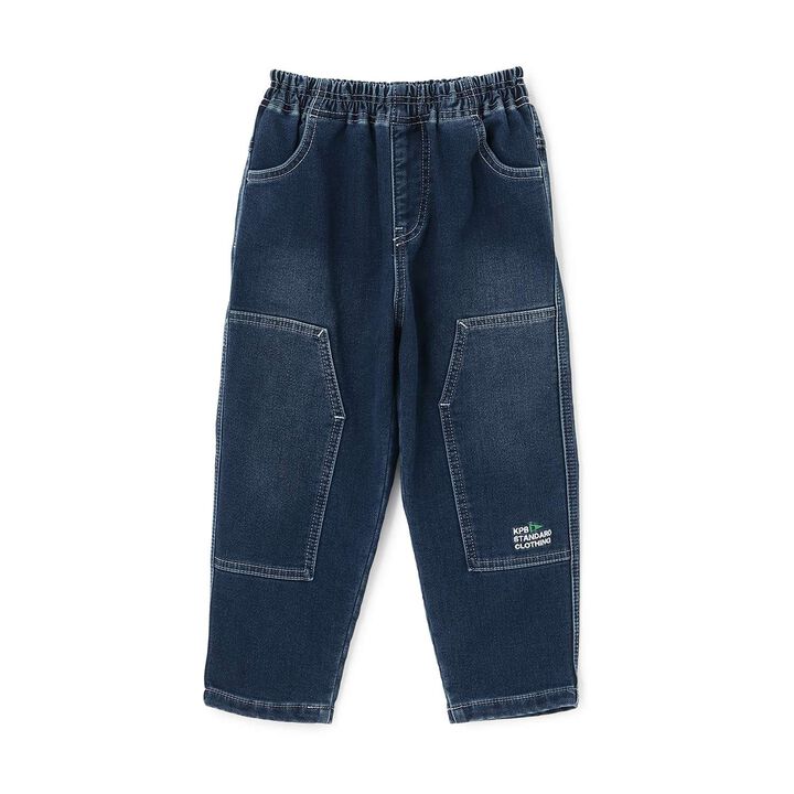 Stretch Denim Double Knee Work Pants,Navy, medium image number 17