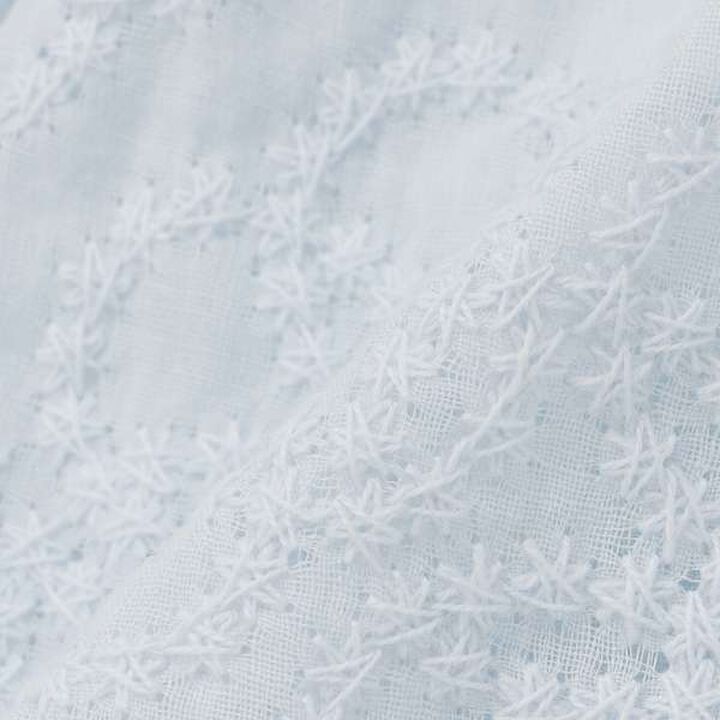 Lace Balloon One-Piece Dress,Sax blue, medium image number 6