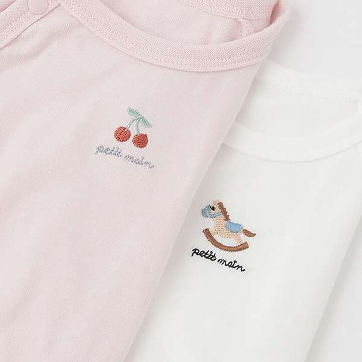 [GOOD PRICE] Short-Sleeve 2 WAY All-in-One,Ivory, medium image number 9