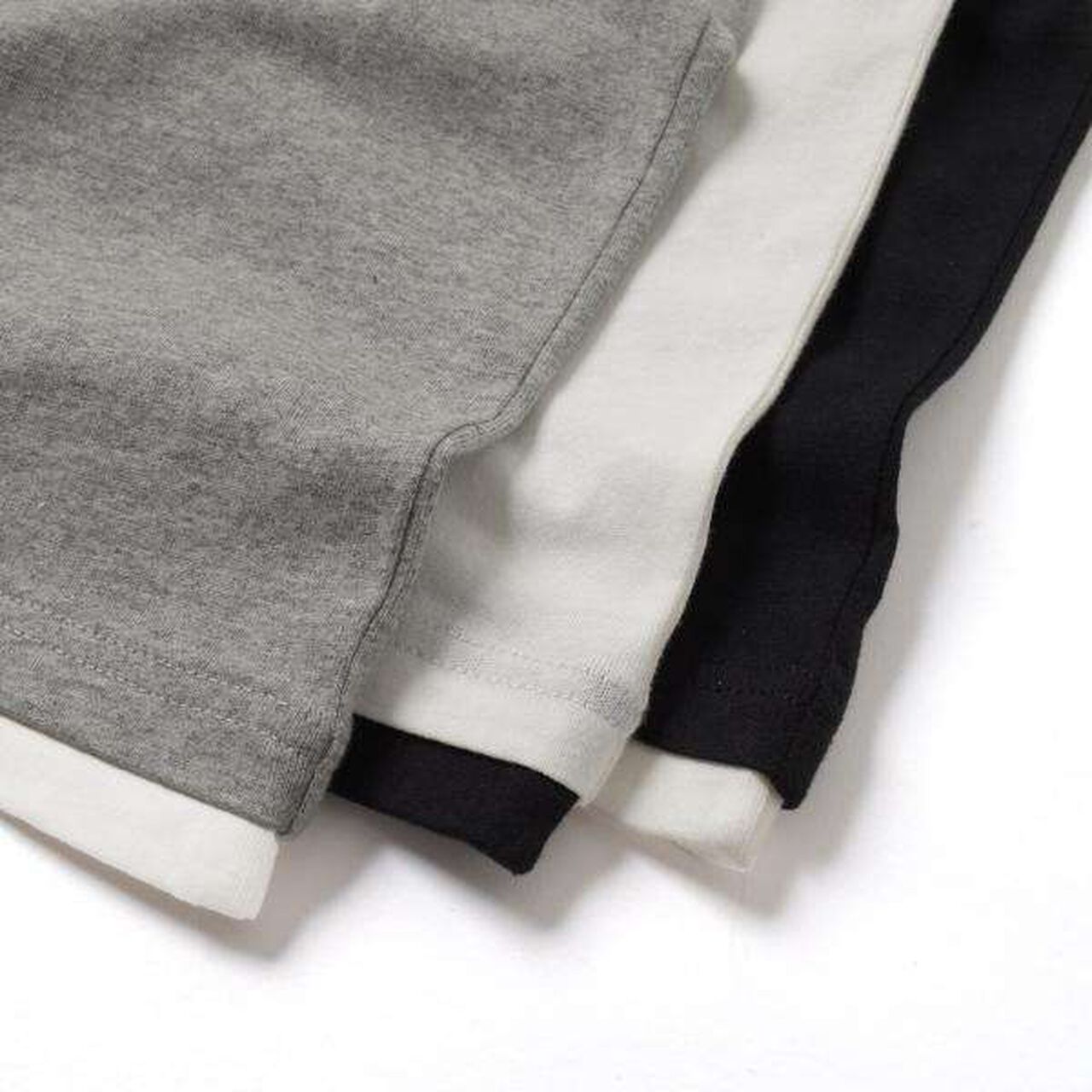 Layered Hem Long-Sleeve T-Shirt,Black, large image number 3