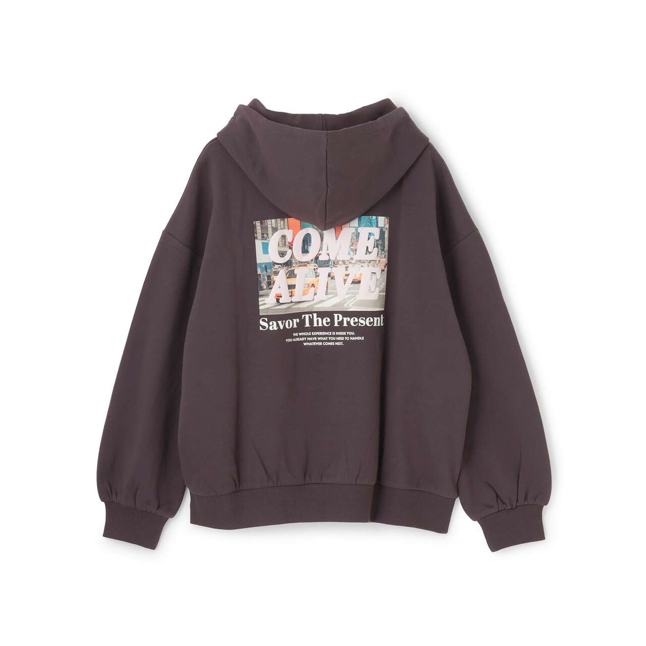 100% Cotton Wool Lined Photo Loose Parka,Smoke white, large image number 11