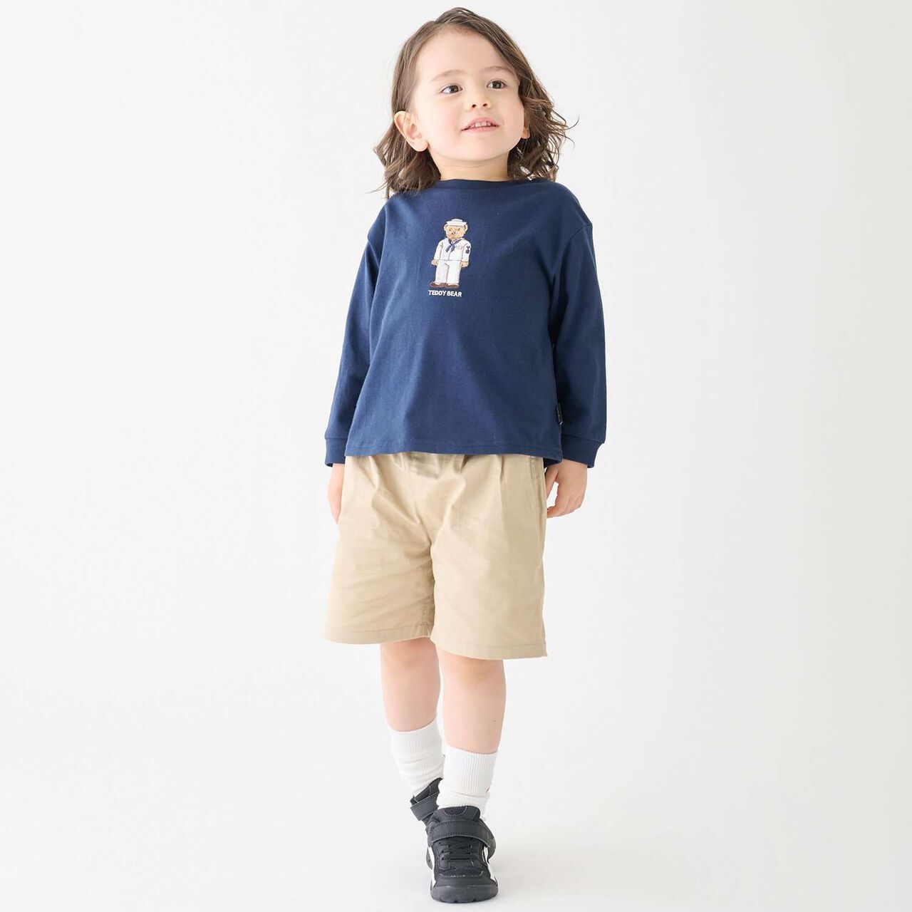 Teddy Bear Half Pants,Navy, large image number 2