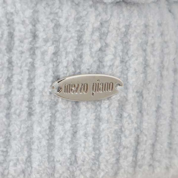 Mole Knit Lined Boa Zip Parka,Light blue, medium image number 6