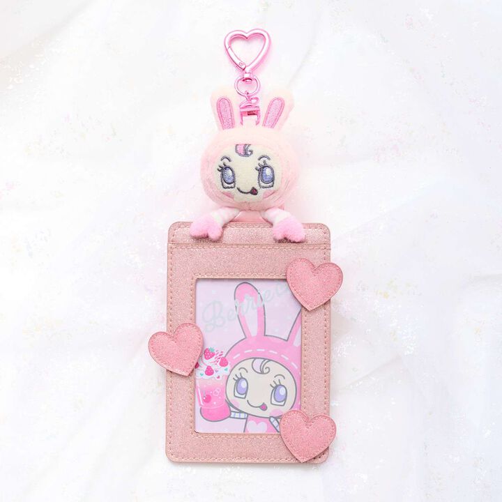 Berrie-chan Sparkling Card Case with Pop-Up Charm,, medium