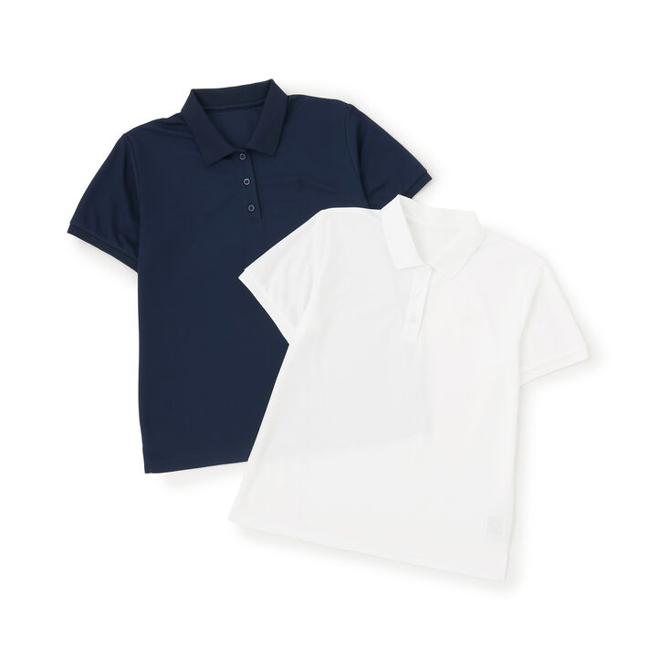 Quick-Dry Absorbent Polo Shirt,White, medium image number 7