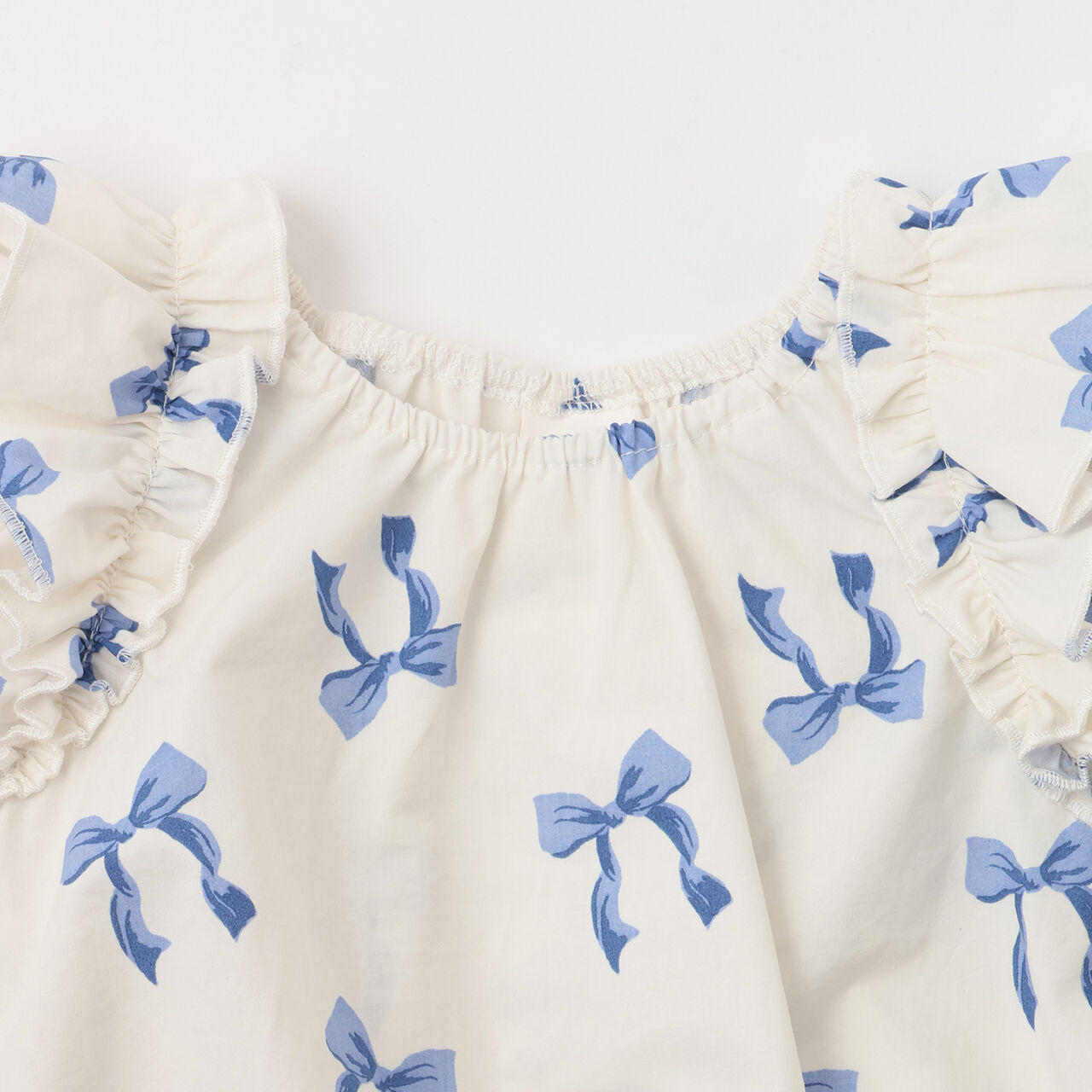 Link Ribbon All-Over Pattern Outfit Set,Pink, large image number 6