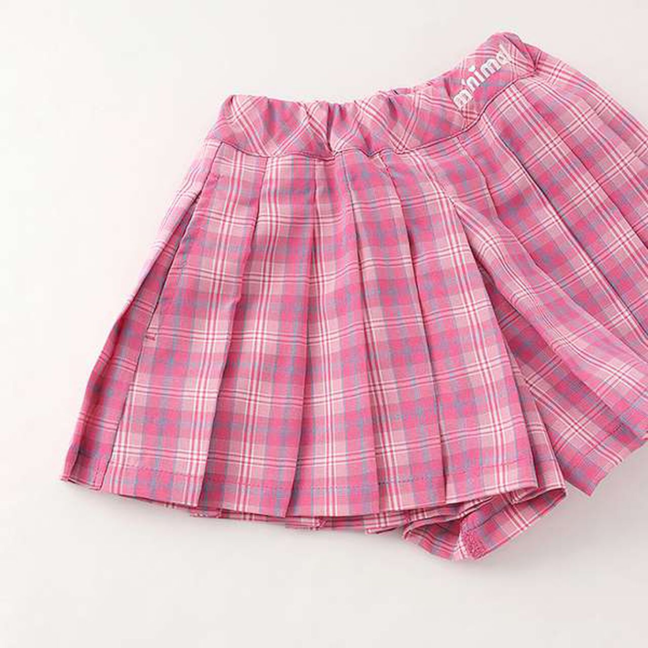 Check Pleats Culottes,Turquoise, large image number 6