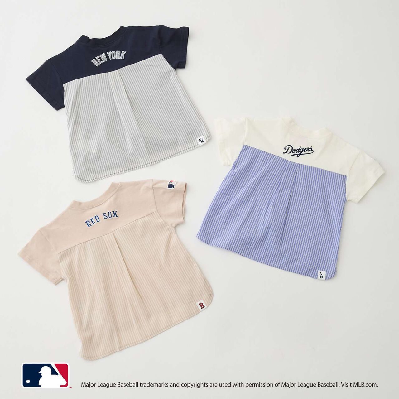 [MLB] Car Appliqu&eacute; T-Shirt,Light beige, large image number 25