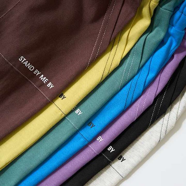 [Coordinatable Setup] [Kaiteki Tenjiku] Contrast Stitching 5-Length Pants,Deep blue, medium image number 8