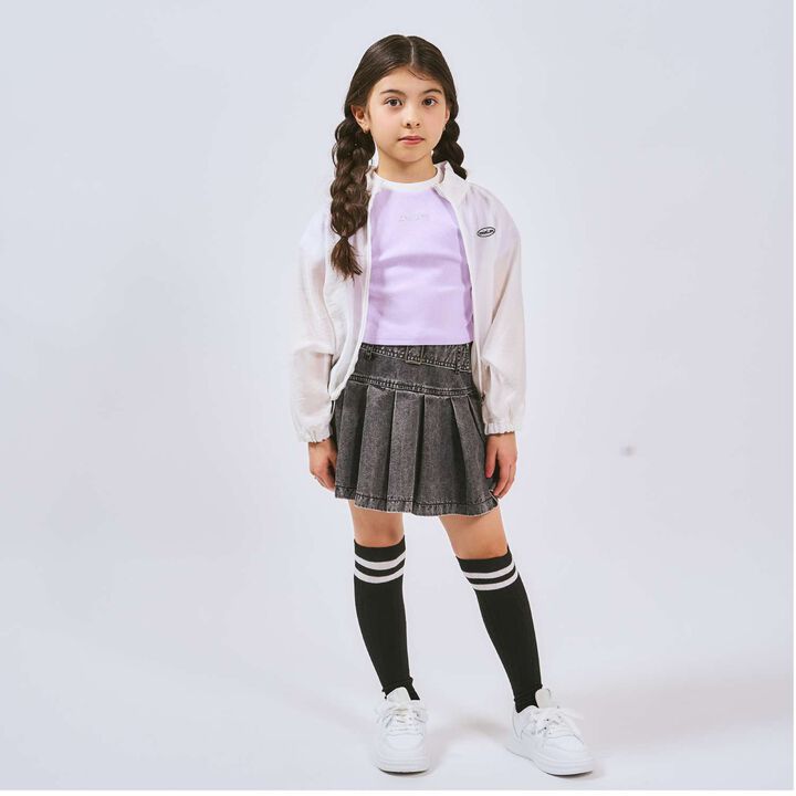 [UV Protection] [Cooling Solution] Sheer Bomber Jacket,Sax blue, medium image number 6