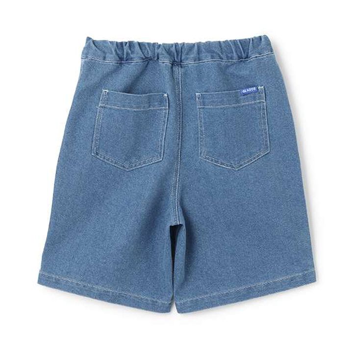 [SKIT0LY] Cool Sensation Denim Easy Half Pants,Light blue, medium image number 1