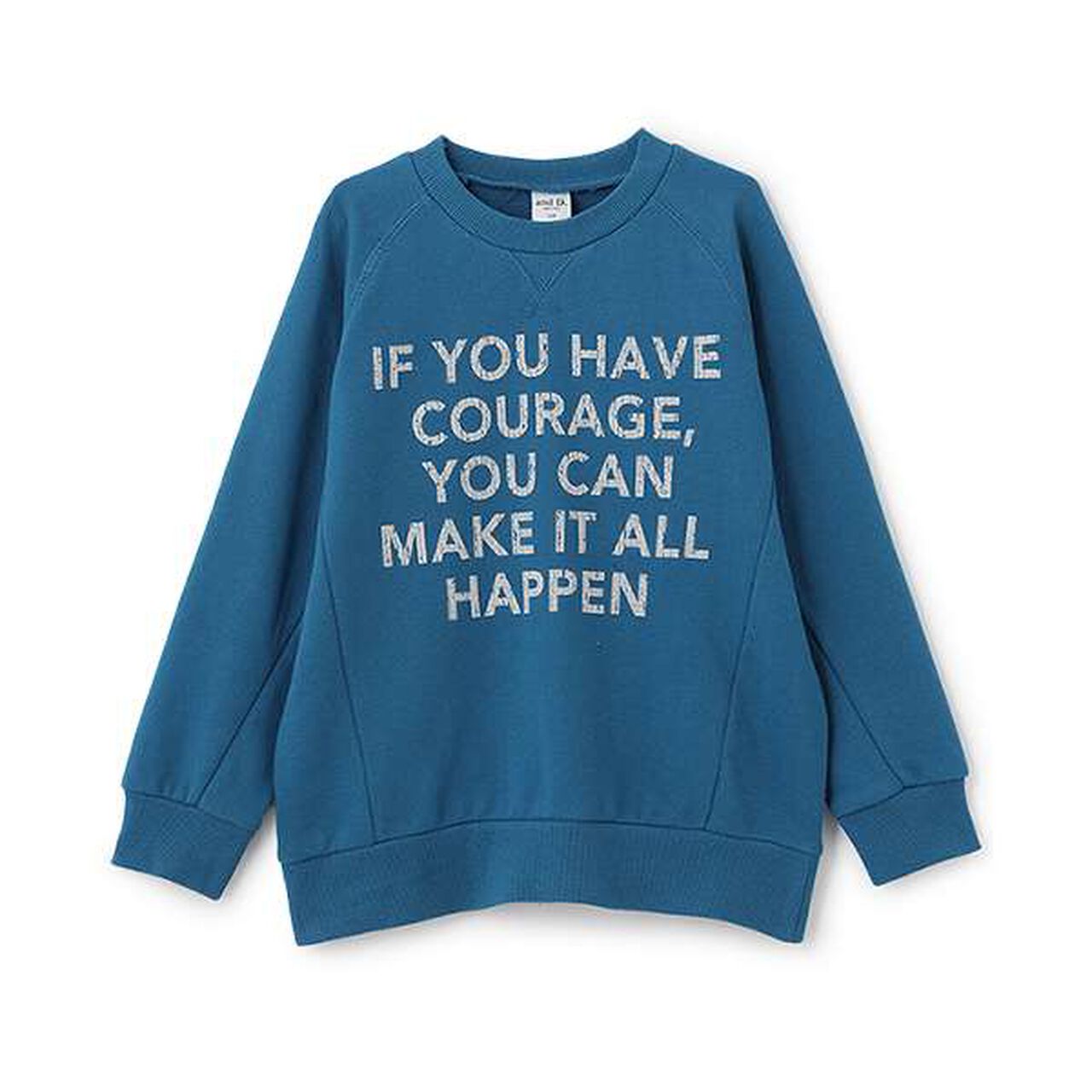 [Matching with Dad Outfit] Kids Raglan Wide Sweatshirt,Charcoal gray, large image number 10