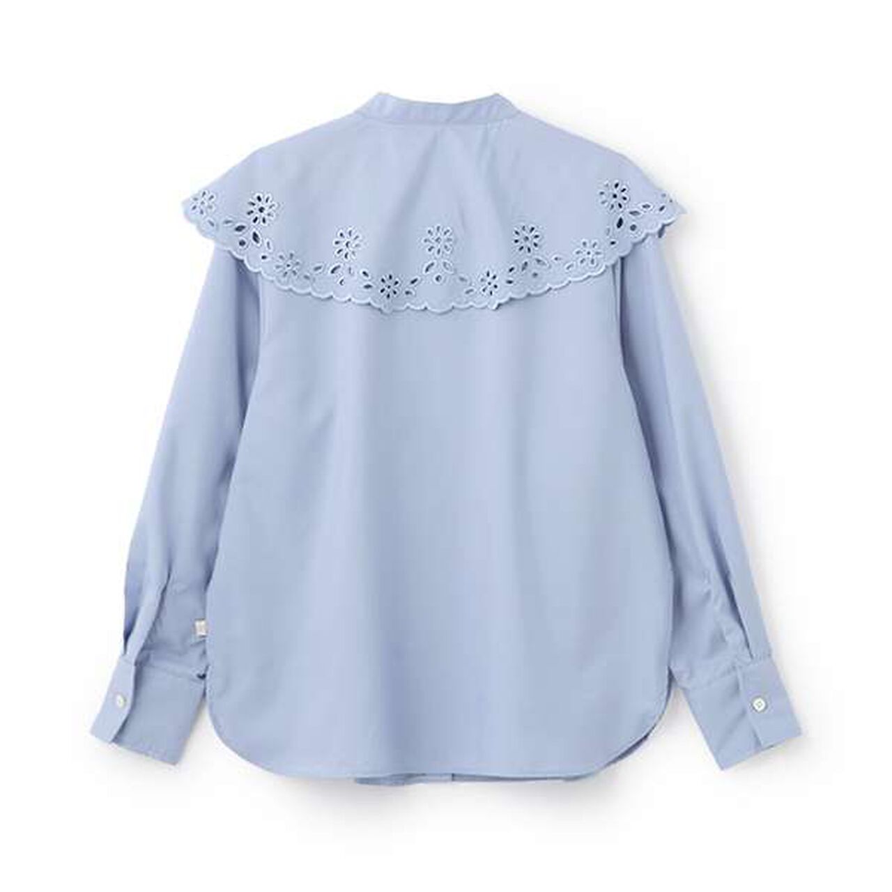 [AMI] Cutwork Stitch Big Collar Blouse,Off white, large image number 1