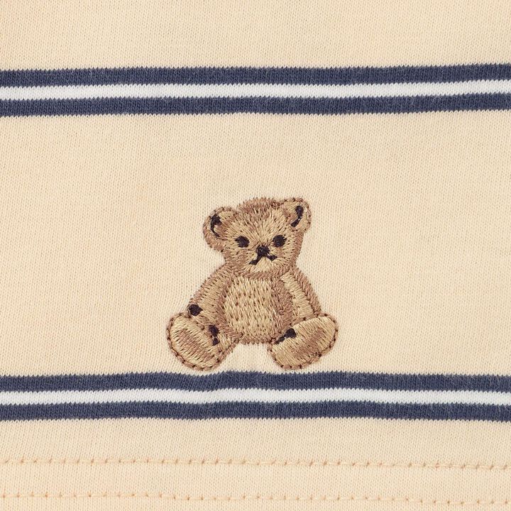 Link Stripe Pattern Rugby Long Sleeve T-Shirt,Navy, medium image number 14