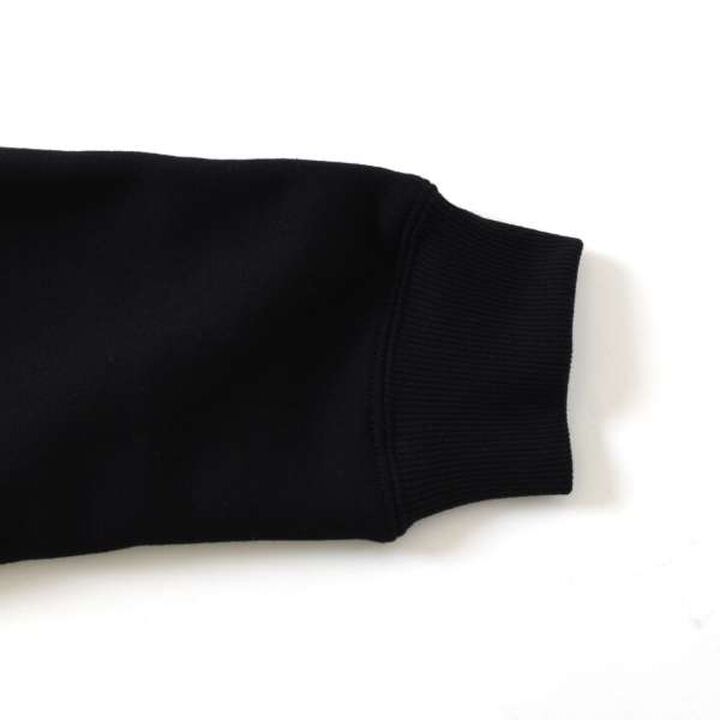 Resistant to Pilling Wool Lined Box Embroidered Logo Sweatshirt,Blue, medium image number 16