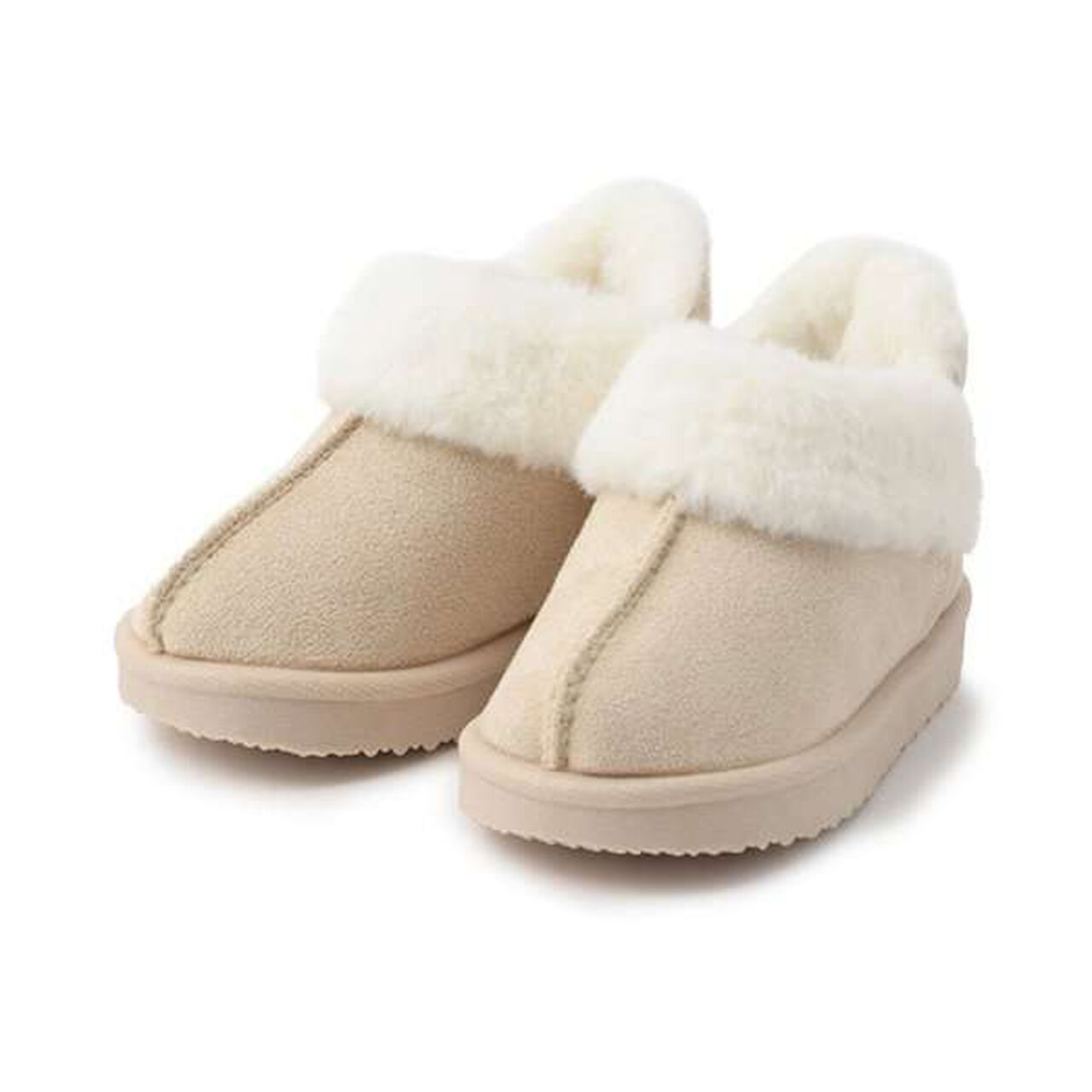 Shearling Slip-Ons,Beige, large image number 0