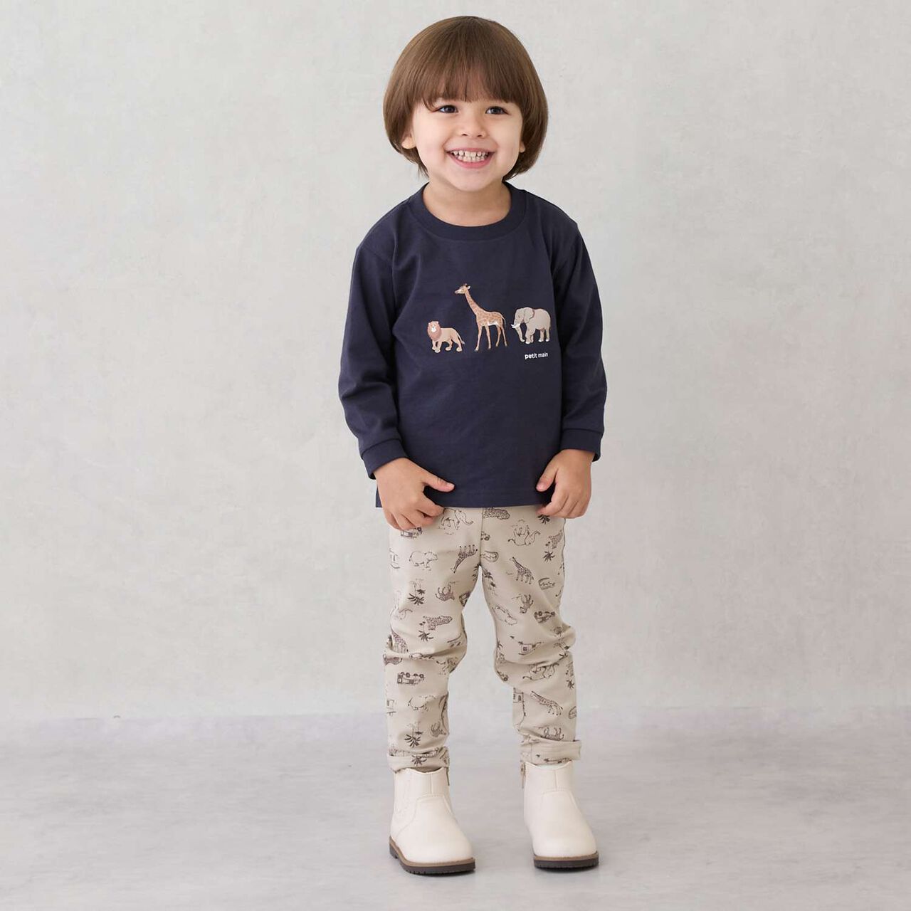 [Affordable] BOYS Long-Sleeve T-Shirt,Deep green, large image number 4