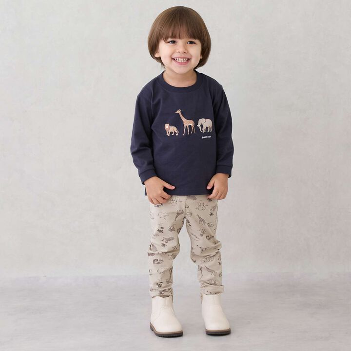 [Affordable] BOYS Long-Sleeve T-Shirt,Deep green, medium image number 4