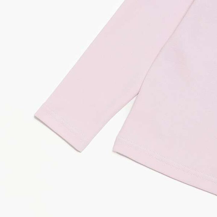 Heart Cutout Long Sleeve T-Shirt,Lavender, medium image number 5