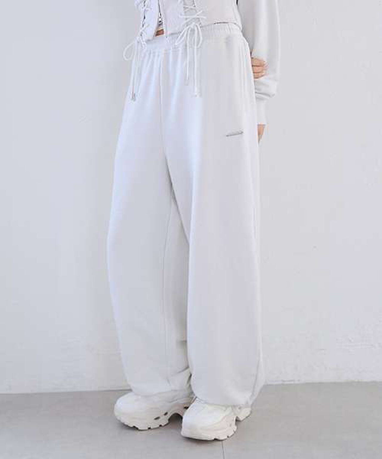 Plate Loose Sweatpants,Off white, large image number 1