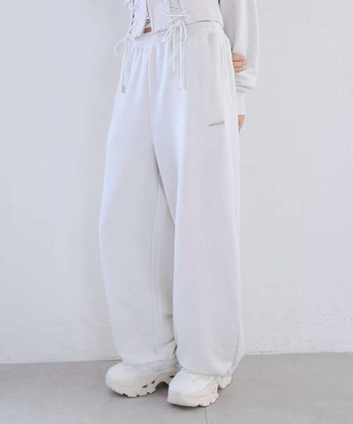Plate Loose Sweatpants,Off white, medium image number 1