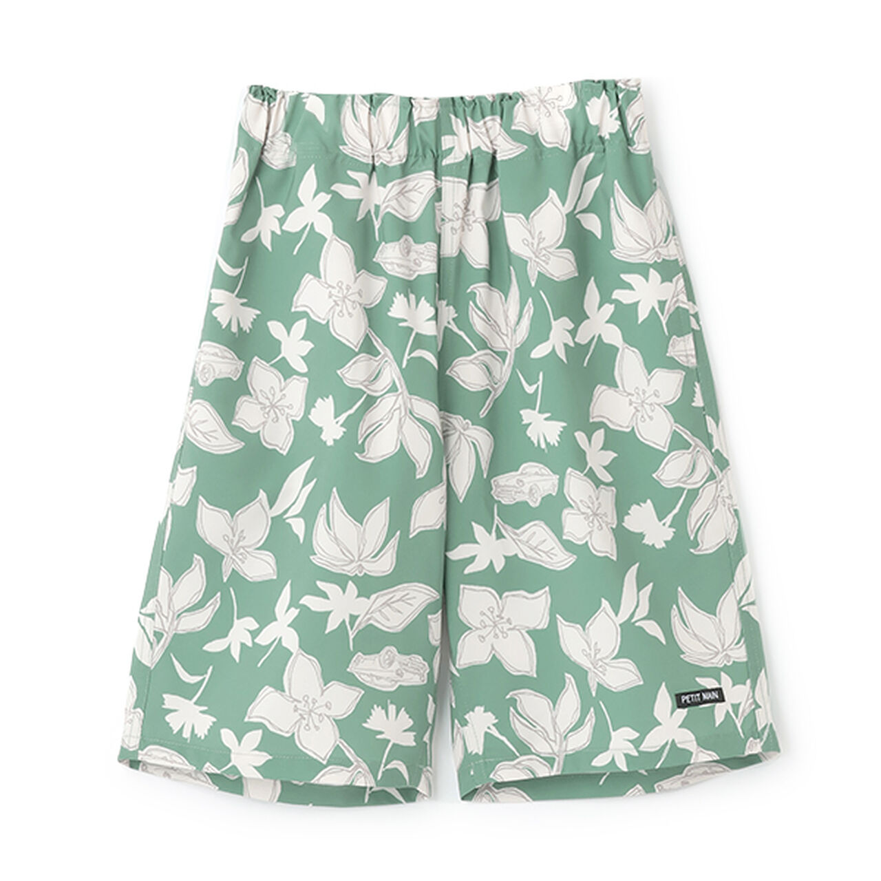 [Web Exclusive] Amphibious All-Over Pattern Half Pants,Ink blue, large image number 13