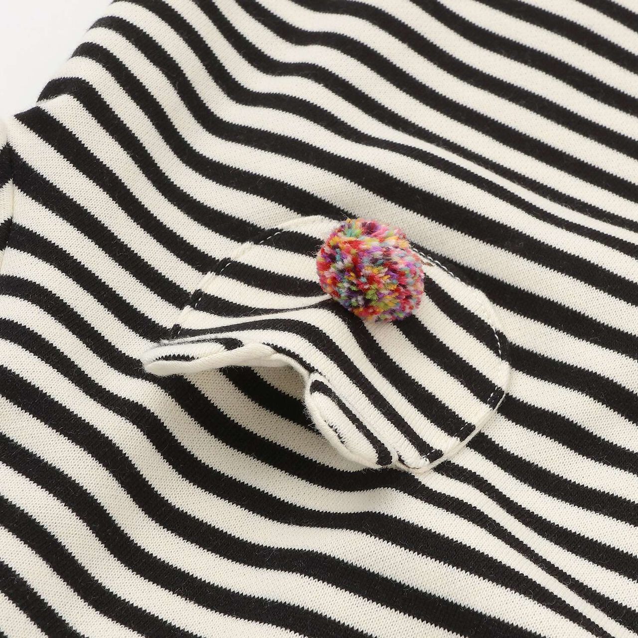 Stripe Pattern Sweatshirt,Brick, large image number 3