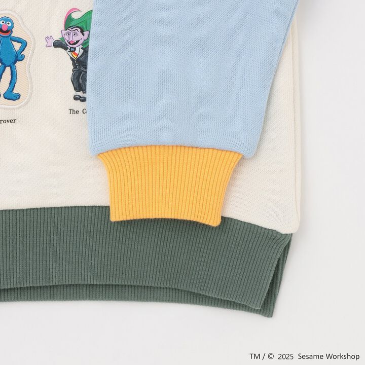 [SESAME STREET] Character Full Sweatshirt,Light blue, medium image number 11