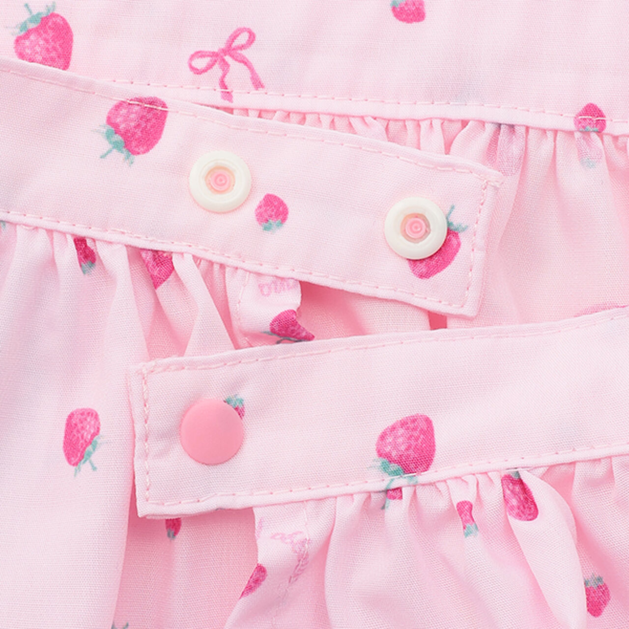 [Box Included] Strawberry Pattern Apron & Headband Set,Light pink, large image number 6