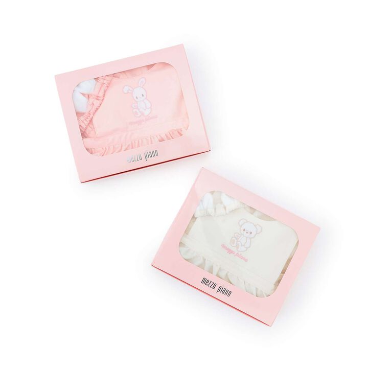 [Box Included] Animal Appliqu&eacute; Apron & Headband Set,Light pink, medium image number 9