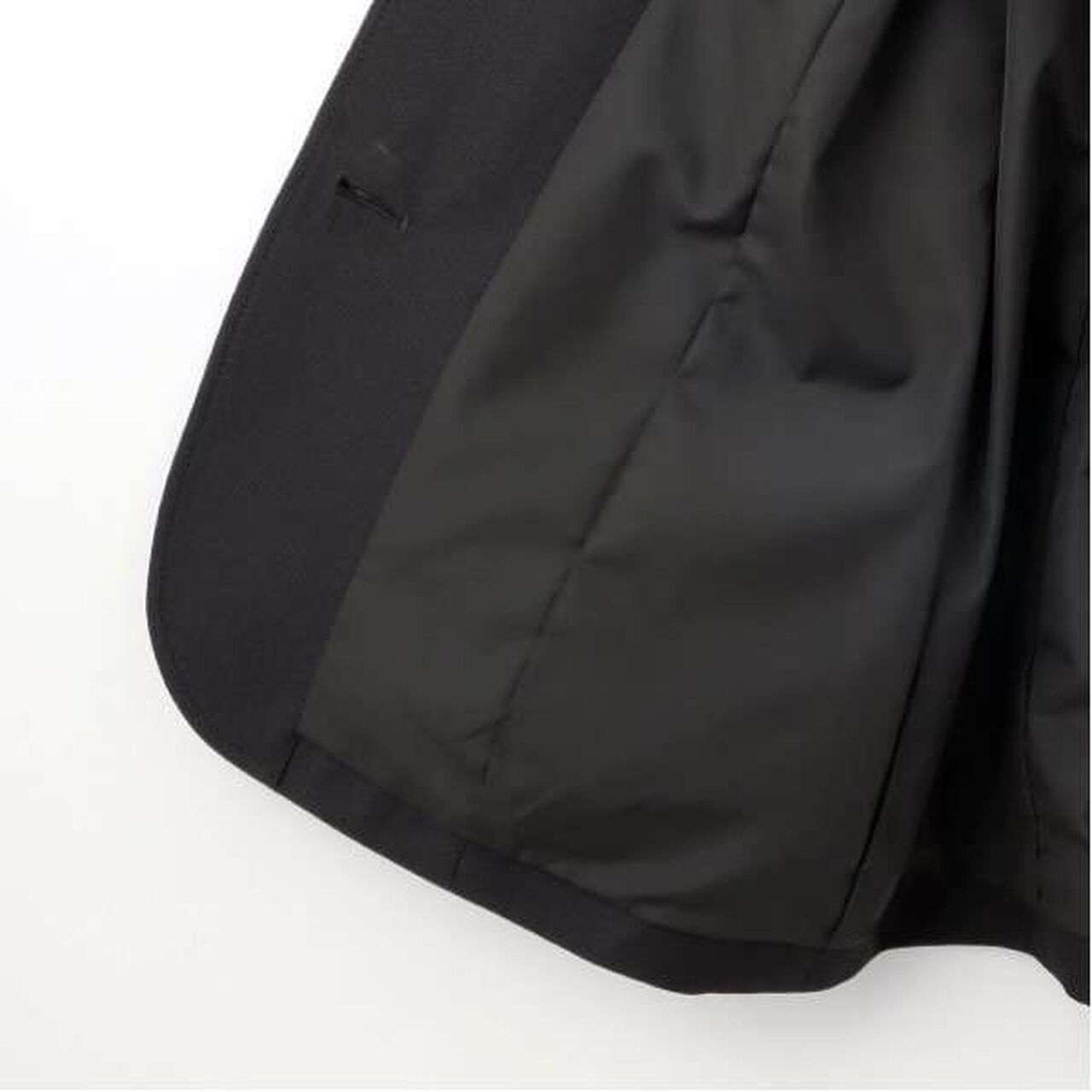 [Graduation Attire] with Emblem Tailored Jacket,Black, large image number 6