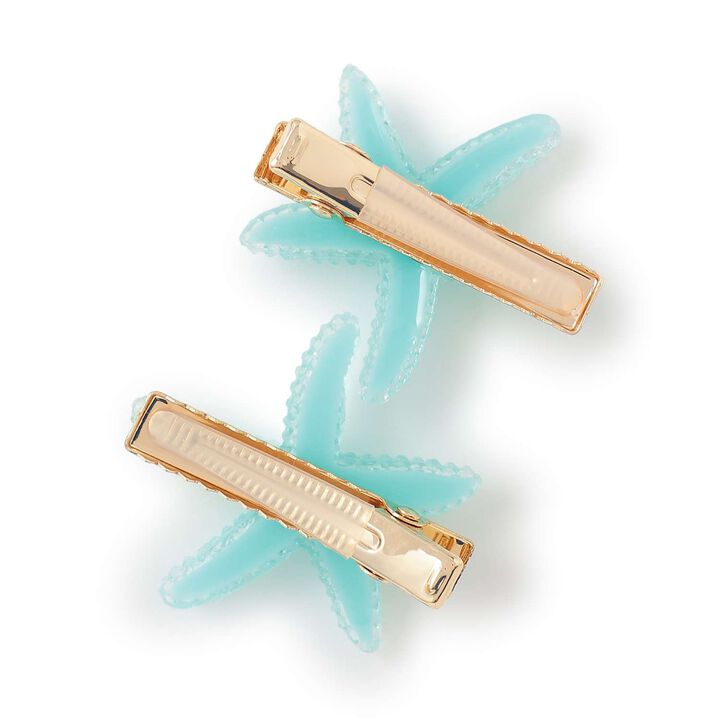 Starfish Hair Clip 2-Pack,Mint, medium image number 1
