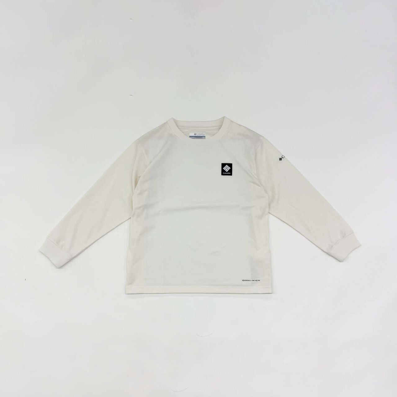 [Columbia] Kids Black Graphic Long Sleeve T-Shirt,Beige, large image number 4